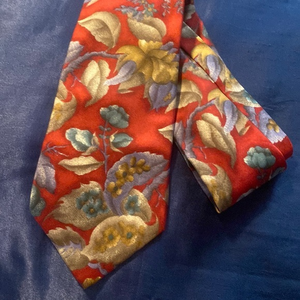 Manhattan floral watercolor silk neck‎ tie